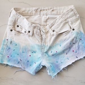 AEO Ice Cream & Sprinkles Cutoffs